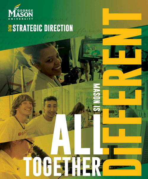 Strategic Direction cover page. Graphic reads 'All Together Different' 
