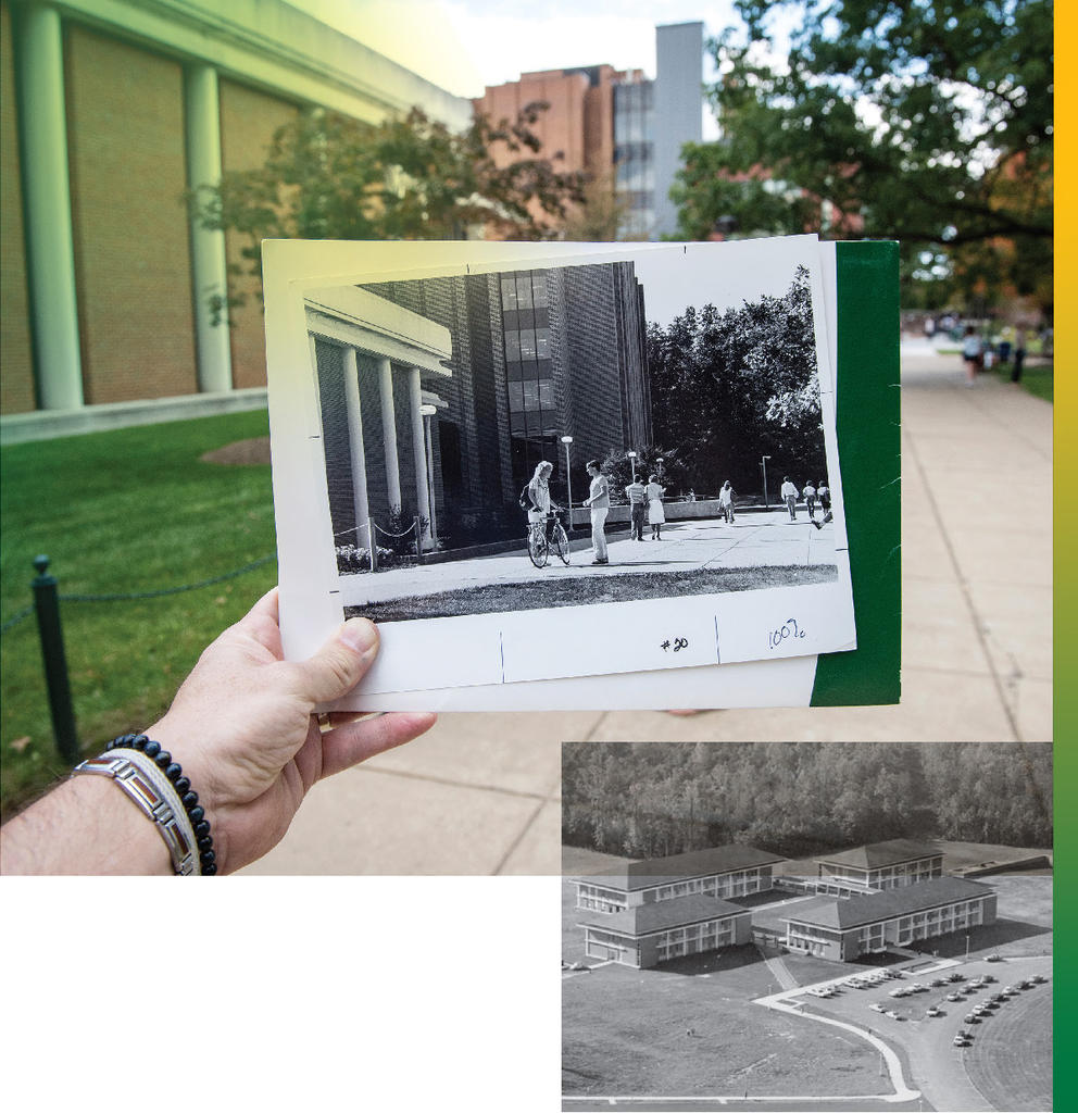 Mason's campus, then and now